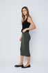 Lynne-Rib Knit Midi Skirt